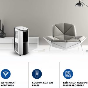Prenosiva klima Eco Shiny Evo 9k WiFi