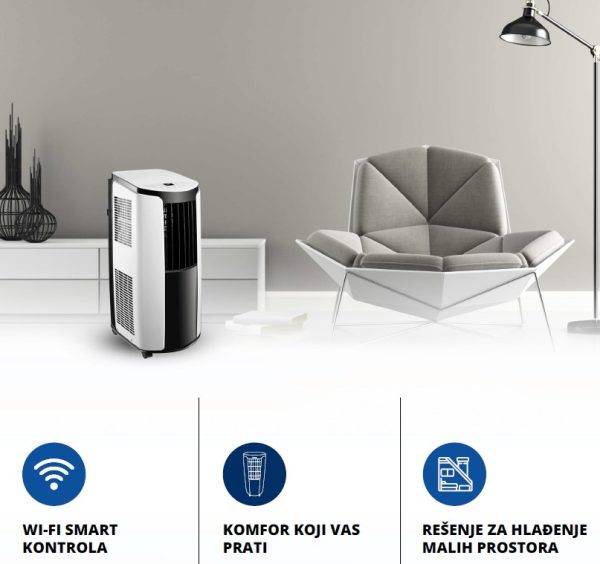Prenosiva klima Eco Shiny Evo 9k WiFi